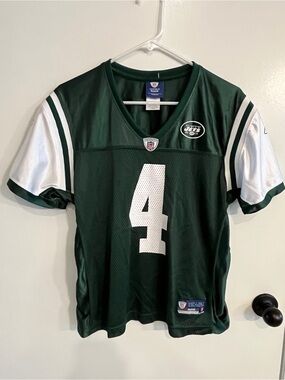 Women’s Size Lg NFL Onfield Reebok NY Jets #4 Brett Favre Jersey
